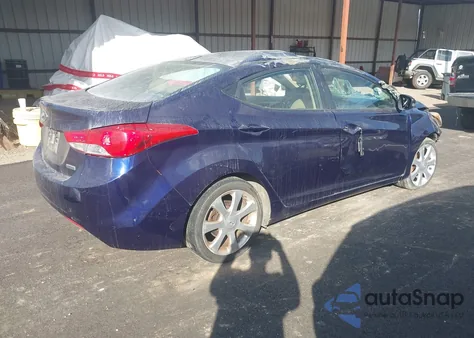 2013 Hyundai Elantra Limited z USA, uszkodzony, nr VIN 5NPDH4AE8DH184897